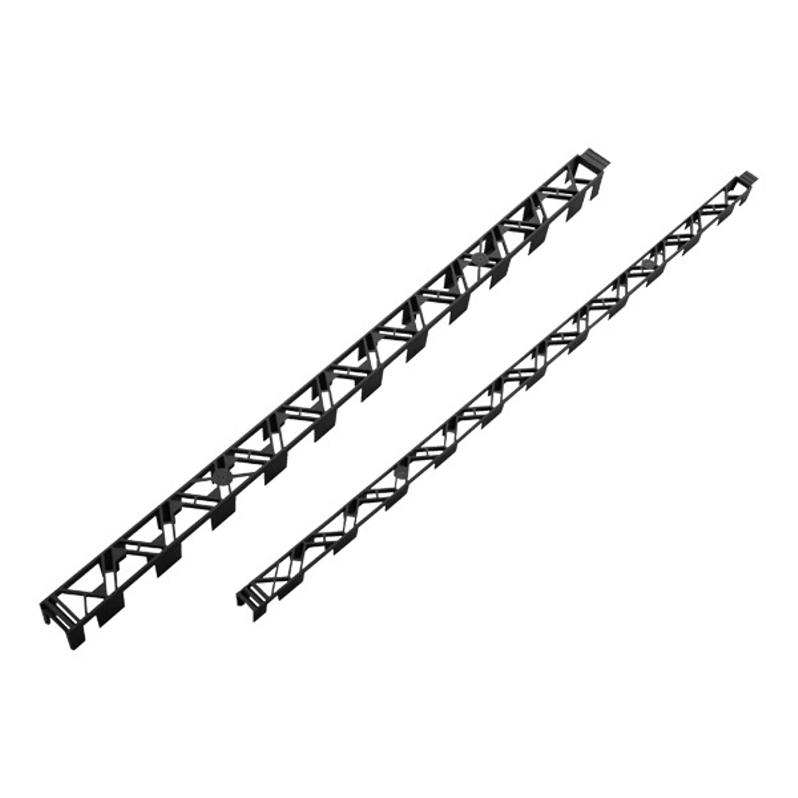 Plastová lišta Den Braven Dualfix šířka 30 mm, délka 2 m, černá