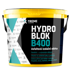 Asfaltová izolační stěrka Den Braven HYDRO BLOK B400 kbelík 5 kg, sytě hnědá