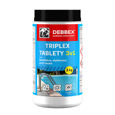 Dezinfekční tablety 3v1 Den Braven Cranit Triplex dóza 1 kg, pr. 80mm, namodralé