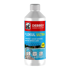 Chemie k odstranění zákalu vody Den Braven Cranit Flokul ULTRA láhev 0,5 l, namodralá