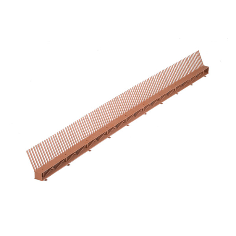 Okapový hřeben s ventilační mřížkou Den Braven COMB VENTI šířka 85 mm, délka 1 m, černá