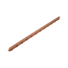 Ventilační element Den Braven GRATE VENTI šířka 32 mm, délka 1 m, hnědá