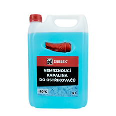 Nemrznoucí kapalina do ostřikovačů -20 °C Den Braven kanystr 3,5 l, modrá