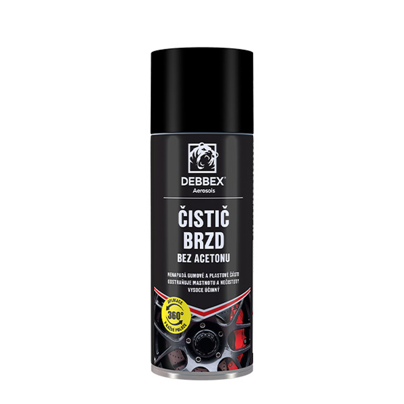Čistič brzd bez acetonu Den Braven aerosolový sprej 400 ml