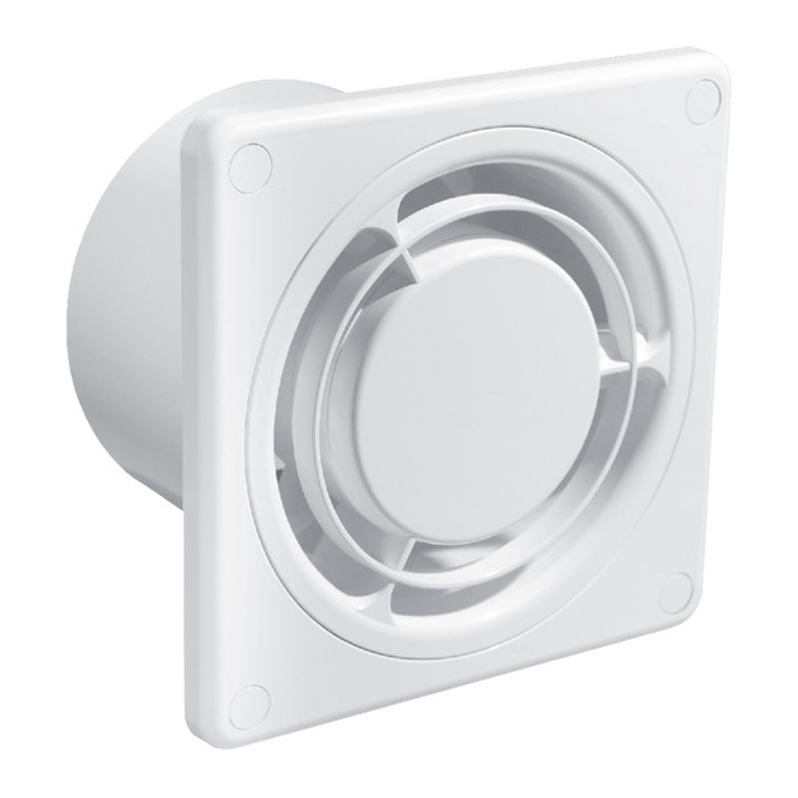 Ventilátor Den Braven KLASIK pr. 100 mm, ABS, bílá