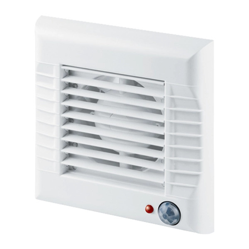 Ventilátor se žaluzií a doběhem (VŽD) Den Braven pr. 100 mm, ABS, bílá