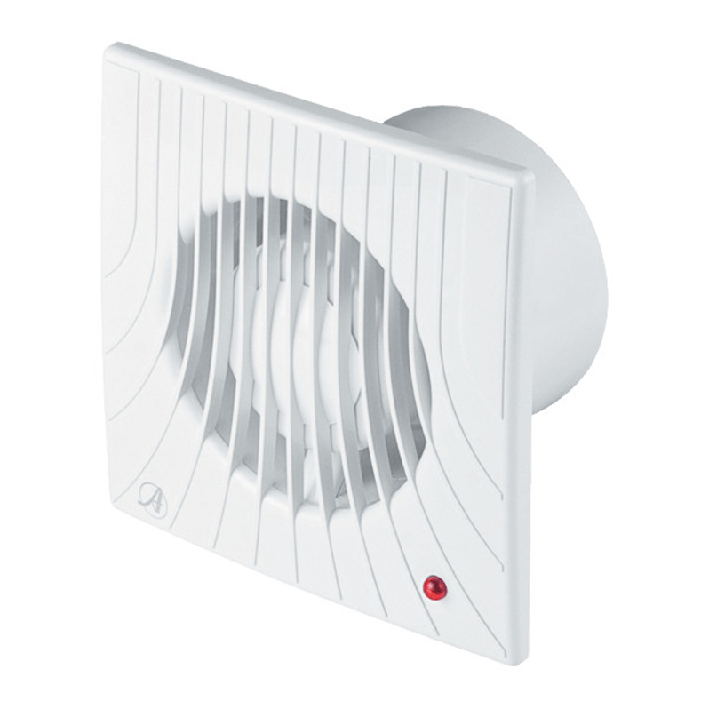 Ventilátor axiální s doběhem (VAD) Den Braven pr. 100 mm, ABS, bílá