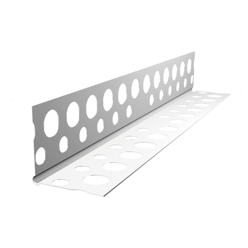 Rohový profil PVC zaoblený LP Den Braven délka 2,5 m, plast, bílá