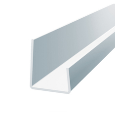 Lemovací profil Den Braven šířka 9,5 mm, délka 2,5 m, PVC, bílá