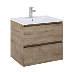 Skříňka pod umyvadlo Plano Bern Plus, 2 zásuvky, 60 x 53 x 46 cm, dekor dub