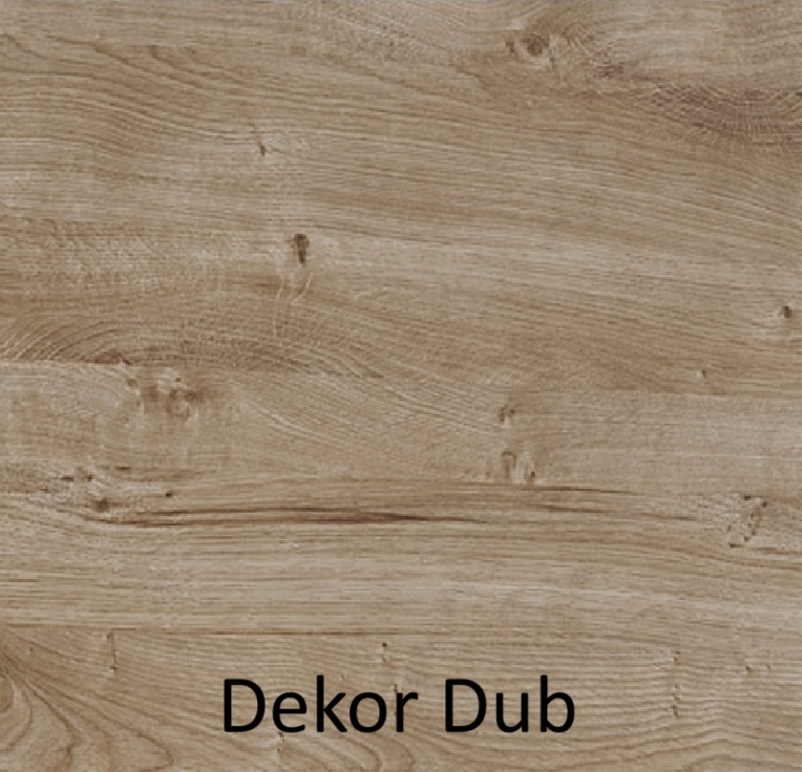 Skříňka pod umyvadlo Plano Bern Plus, 2 zásuvky, 80 x 53 x 46 cm, dekor dub