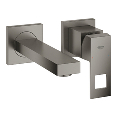 Baterie umyvadlová Grohe Eurocube 2-otvorová kartáčovaný hard graphite