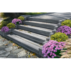 Schodišťový blok Ferobet Maximus 100, 100 x 35 x 15 cm, Elegantní šedá