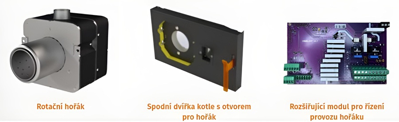 Přestavbová sada BPC 25 pro kotel Blaze Harmony Praktik 25 s výkonem pro spalování pelet 4 -15 kW