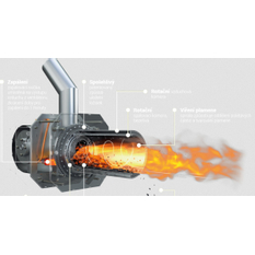 Přestavbová sada BPC 25 pro kotel Blaze Harmony Praktik 25 s výkonem pro spalování pelet 4 -15 kW