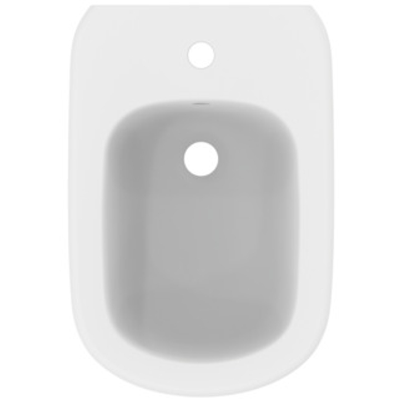 Bidet závěsný s otvorem Ideal Standard 36 x 53 cm skryté upevnění bílá matná