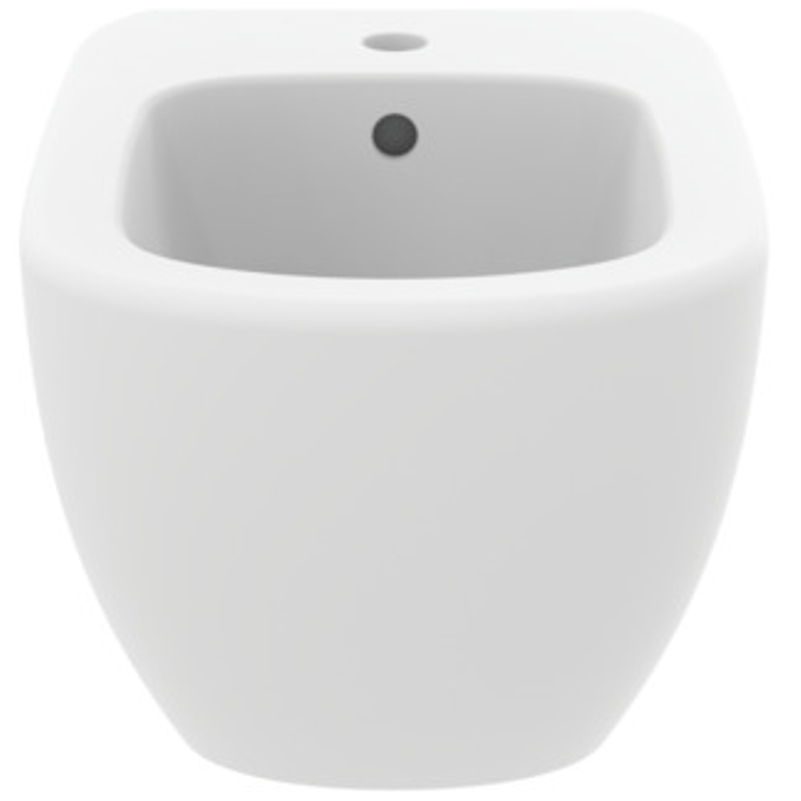 Bidet závěsný s otvorem Ideal Standard 36 x 53 cm skryté upevnění bílá matná