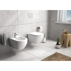 Bidet závěsný s otvorem Ideal Standard 36 x 53 cm skryté upevnění bílá matná