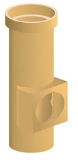 Čistič komínový MIB Almeva dole / 140 mm mk 665 mm DN 140