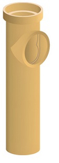 Odbočka komínová MIB MK Almeva 90° / 90 mm 1000 mm DN 160