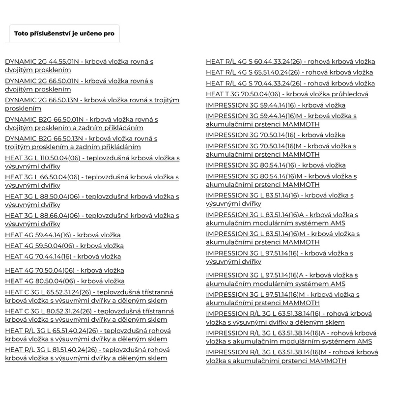 Sada akumulační boční Romotop Mammoth pro krbové vložky