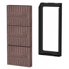 Sada akumulační boční Romotop Mammoth pro krbové vložky