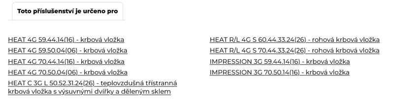 Sada akumulační horní Romotop Mammoth pro krbové vložky pr. 150 mm
