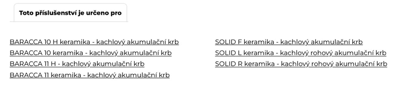 Sada akumulační zadní Romotop Mammoth
