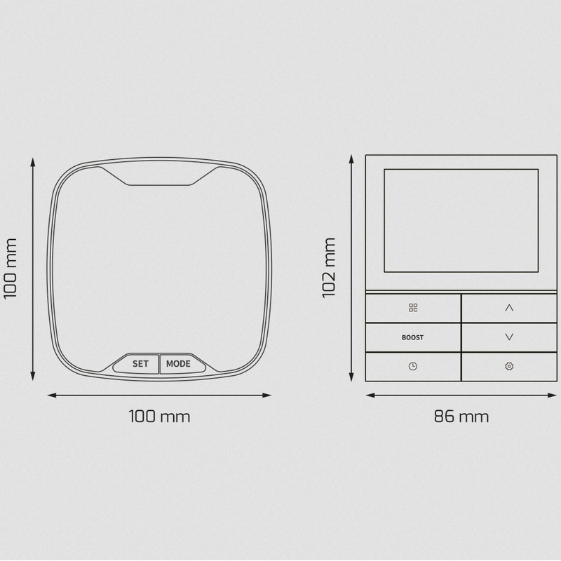 Termostat bezdrátový Salus TC 920RF-WIFI programovatelný