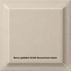 Krbová kamna Romotop GREMIO 1 keramika slonová kost celoprosklená dvířka