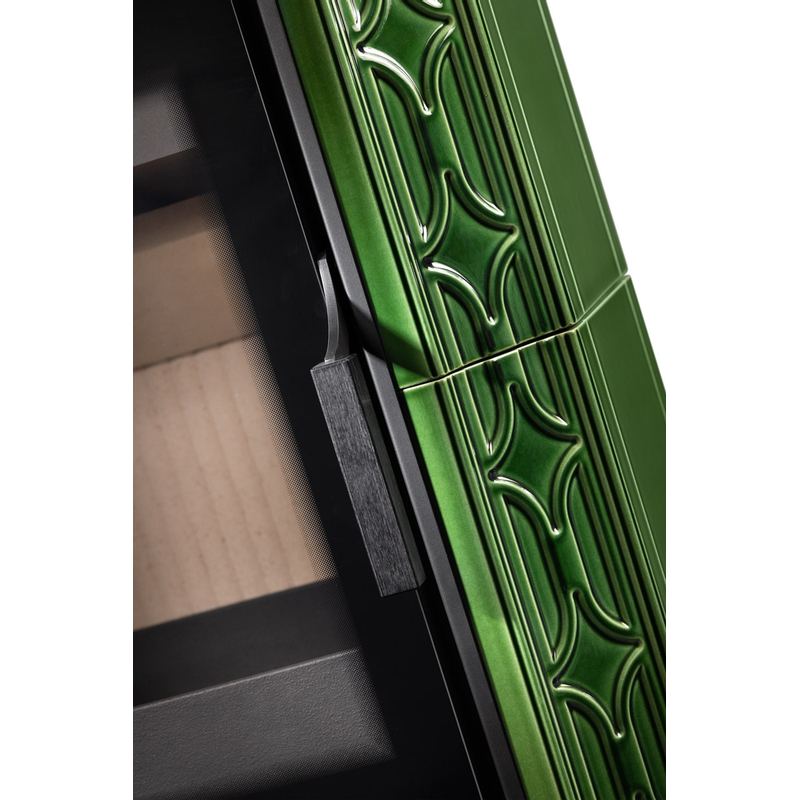 Krbová kamna Romotop GREMIO 4 keramika hnědá srnčí celoprosklená dvířka