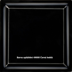 Kachlová kamna akumulační designová Romotop Baracca 11 keramika černá lesklá