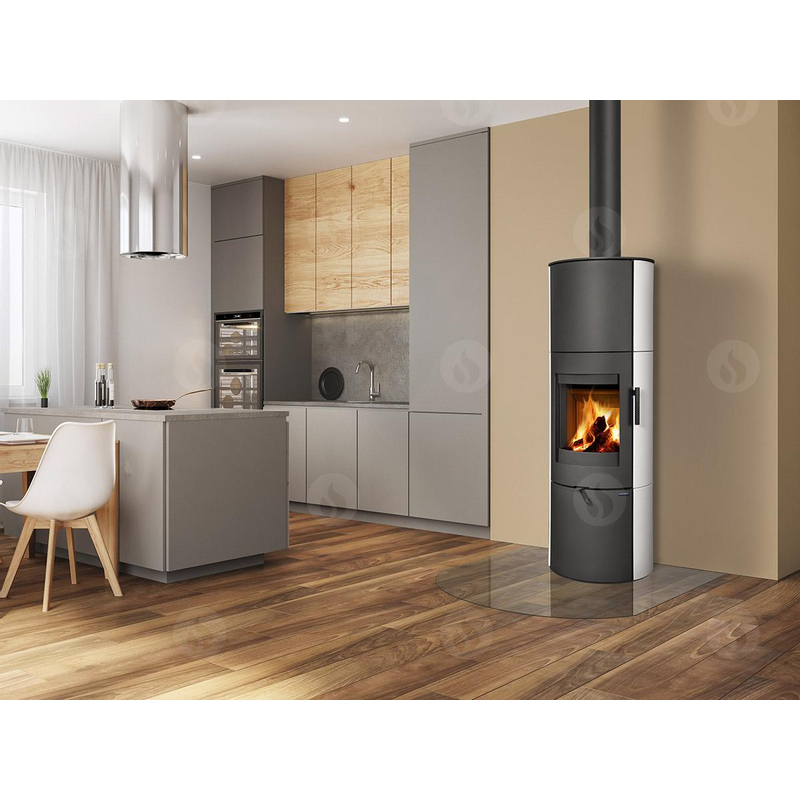 Krbová kamna akumulační Romotop Lugo N 01 akum keramika steel