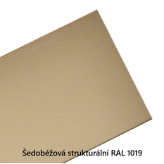 Těleso koupelnové PMH Sorano 500 x 1630 mm, 402 W, klasické připojení, Šedobéžová matná RAL 1019