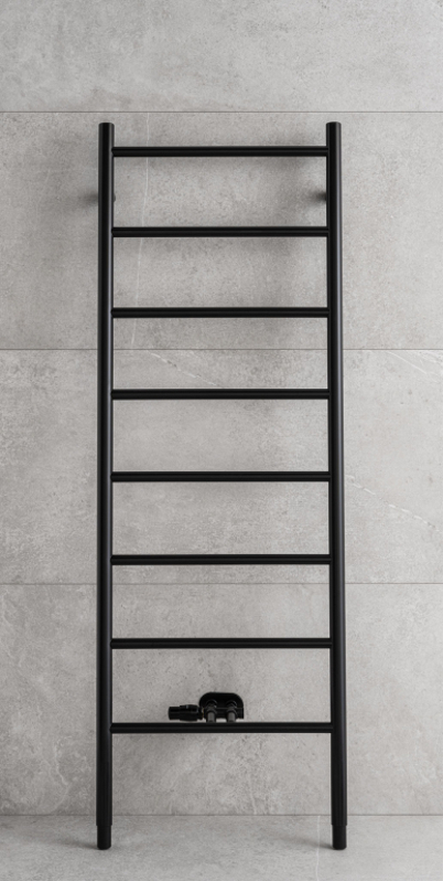 Těleso koupelnové PMH Zoe 600 x 1700 - 1770 mm, 291 W, středové připojení, Chrom