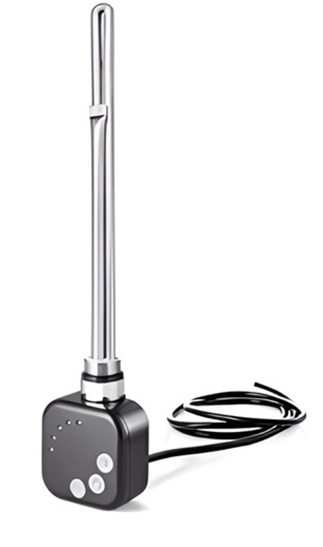 Elektrická topná tyč s integrovaným regulátorem teploty Korado ERH 600 W, černá