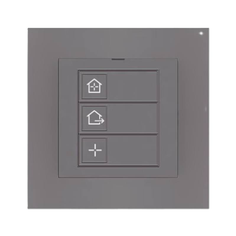 Bezdrátový nástěnný panel Abra, hliník