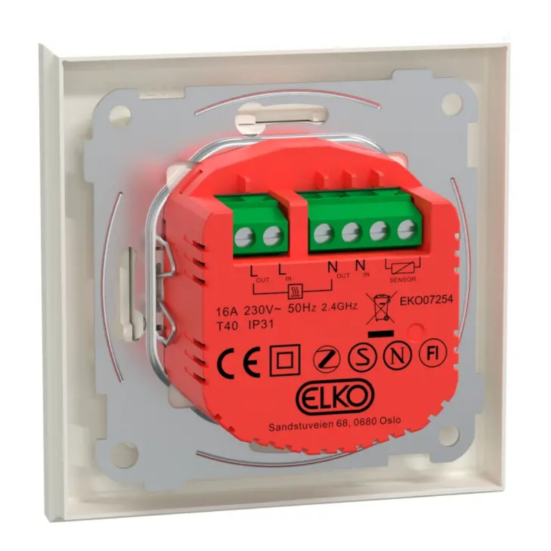 Inteligentní termostat Elko Smart Thermostat Plus Polar White, polární bílá