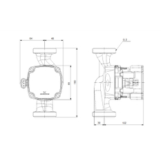 Čerpadlo oběhové mokroběžné Grundfos Alpha1, 32-80, 180 mm