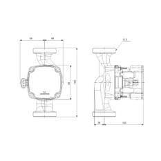 Čerpadlo oběhové mokroběžné Grundfos Alpha1 GO, 32-80, 180 mm