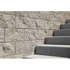 Schod betonový Best Faldo výška 15 cm, délka 100 cm, přírodní betonová