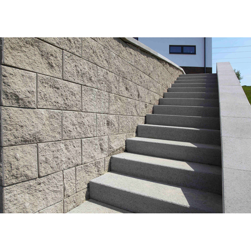 Schod betonový Best Faldo Metropol výška 15 cm, délka 100 cm, přírodní betonová