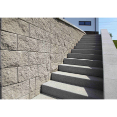 Schod betonový Best Faldo Metropol výška 15 cm, délka 100 cm, přírodní betonová
