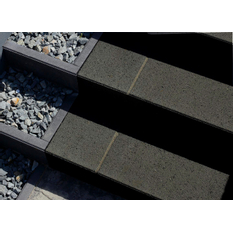 Schod betonový Best Faldo Metropol výška 15 cm, délka 100 cm, antracitová
