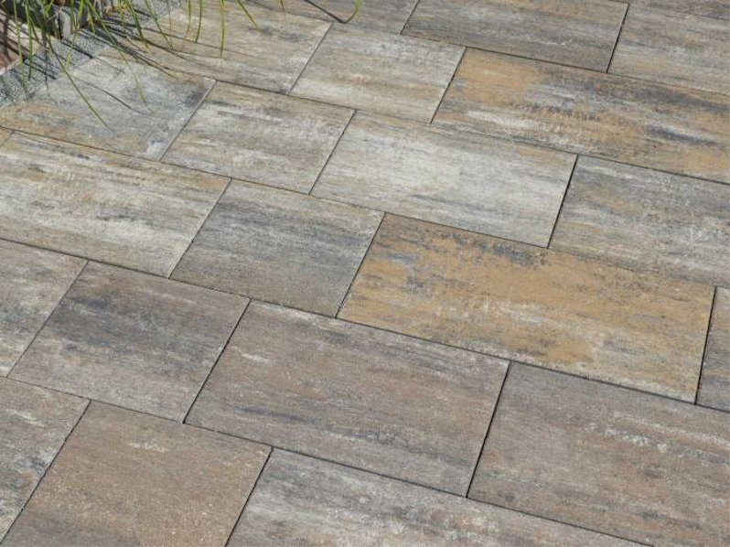 Dlažba betonová Best Beleza výška 8 cm, antico UV colormix arabica
