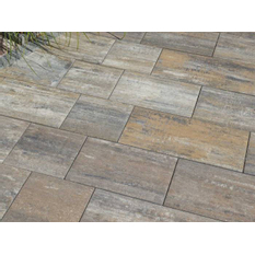 Dlažba betonová Best Beleza výška 8 cm, antico UV colormix arabica