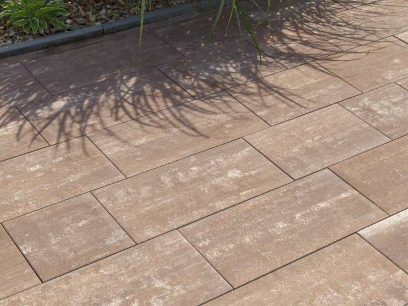 Dlažba betonová Best Beleza výška 8 cm, antico UV colormix moka