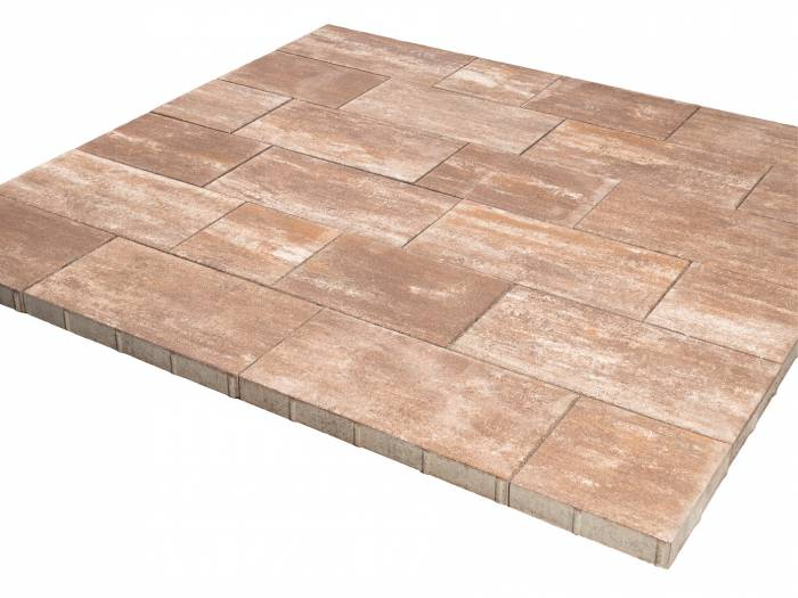 Dlažba betonová Best Beleza výška 8 cm, antico UV colormix moka