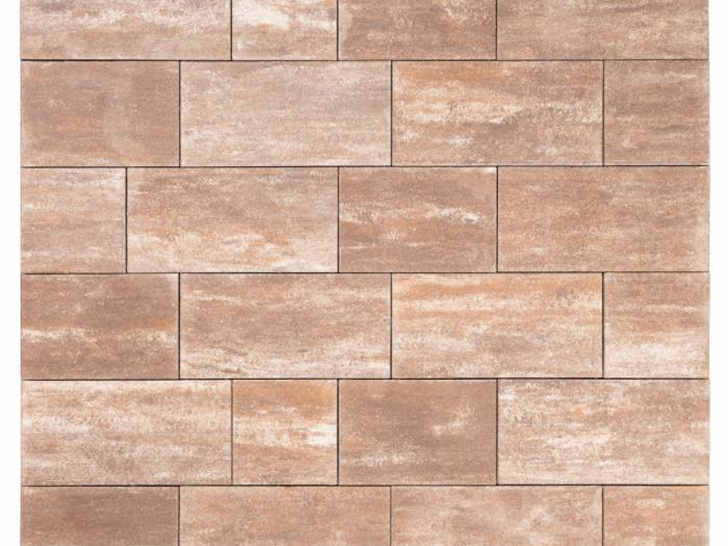 Dlažba betonová Best Beleza výška 8 cm, antico UV colormix moka