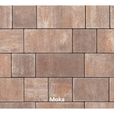 Dlažba betonová Best Beleza výška 8 cm, antico UV colormix moka